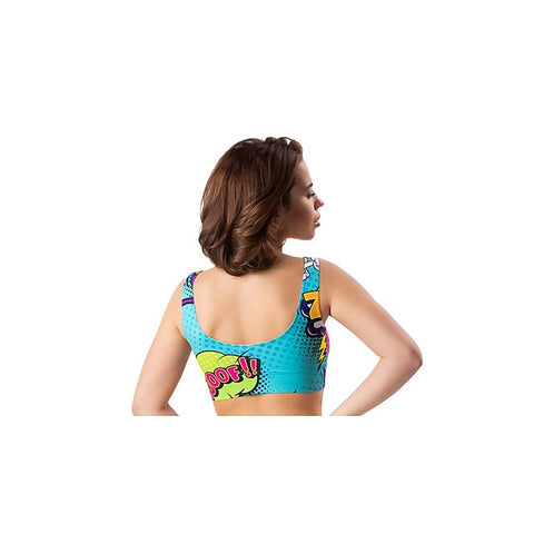 Comics Oh Women'S Crop Top By Mememe Lingerie - Bras and Bra Sets