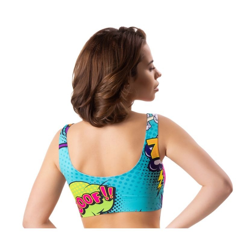 Comics Oh Crop Top by Mememe Lingerie - Bras and Bra Sets