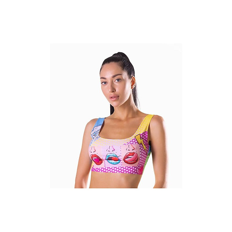 Comics Hot Sexy Women'S Crop Top By Mememe Lingerie - Bras and Bra Sets