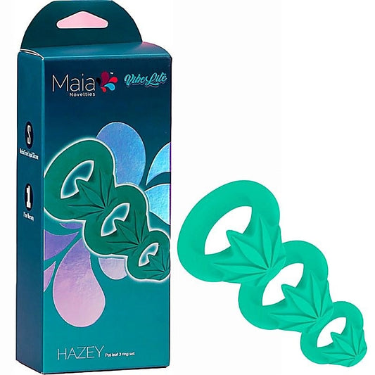 Maia 420 HAZEY Pleasure Trio - Unlock Unforgettable Moments - Cock Ring Sets