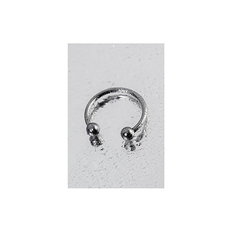 Metal Silver Metal Penis Erection Cock Ring 3cm by ToyFa - Cock Rings