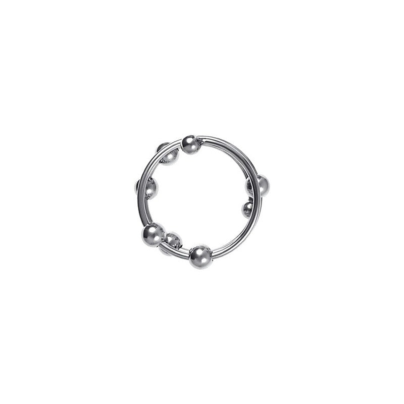 Metal Balls Penis Head Cock Ring by ToyFa - Cock Rings