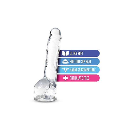 Naturally Yours 8 Inches Crystalline Realistic Dildo - Realistic Dildos