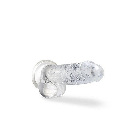 Naturally Yours 7 Inches Crystaline Realistic Dong With Balls - Realistic Dildos