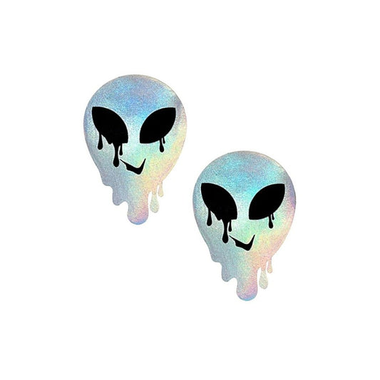 Holographic Melty Alien Pasties By Neva Nude - Fancy Dress Ups