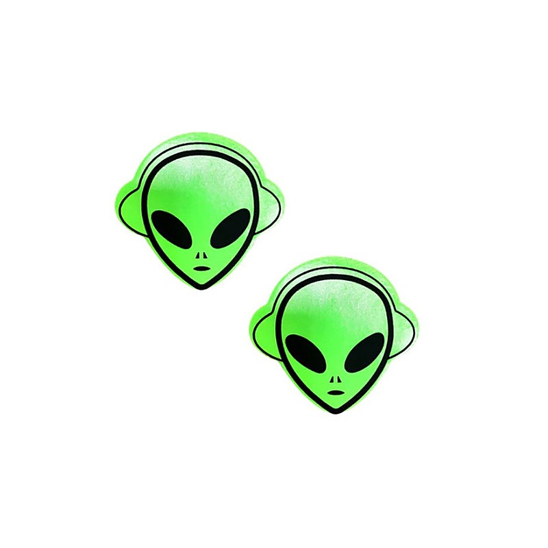 Blacklight Alien Nipple Pasties By Neva Nude - Fancy Dress Ups