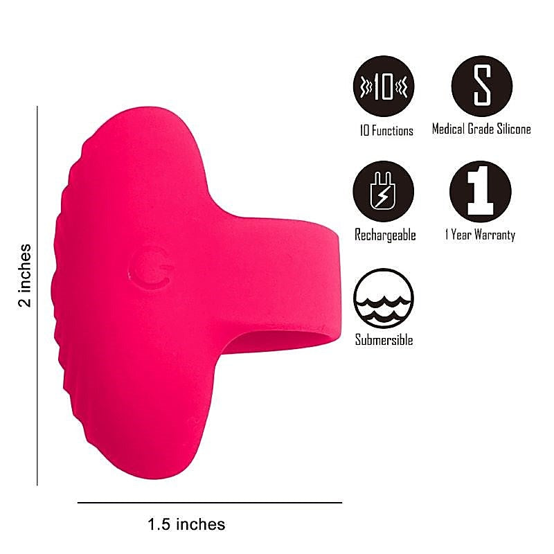 Maia RUBY Finger Stimulator - Extraordinary Sensations - Finger and Tongue Vibrators