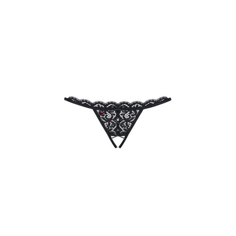 Crotchless Lace Womens Thong 831 by Obsessive - G-Strings, Panties and Shorts