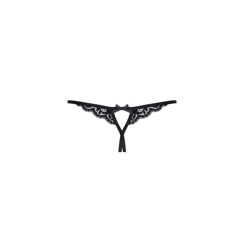 Crotchless Lace Womens Thong 831 by Obsessive - G-Strings, Panties and Shorts