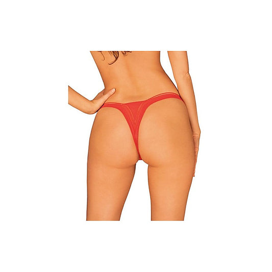 Obsessive Larisya Stylish and Sexy Womens Thong Red