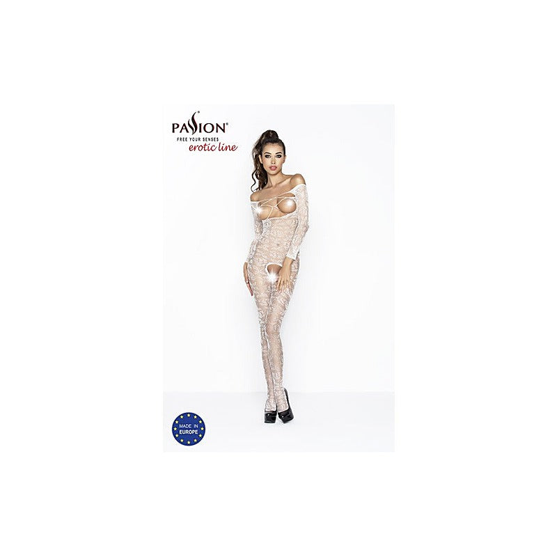 Bs031 Open Cup Bodysuit By Passion Lingerie - Teddies and Bodysuits