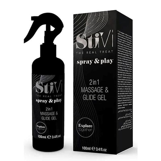 StiVi Luxurious Massage Glide - Enhance Sensations for Play - Water Based Lubes