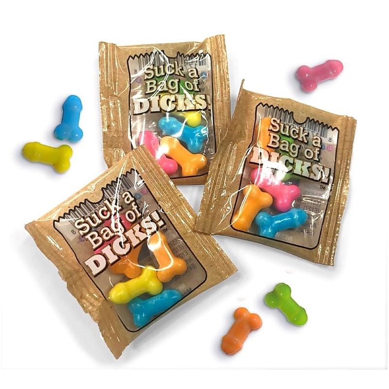 Suck A Bag Of Dicks Lollies By Little Genie - Party Gifts and Novelties