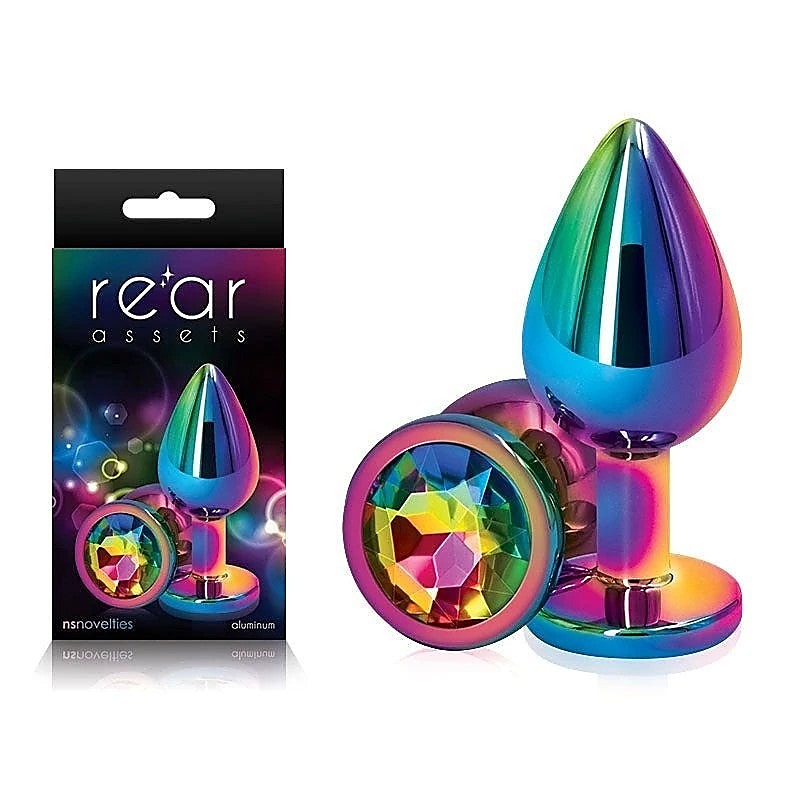 Rear Assets Multi-Coloured Gem By Ns Novelties - Butt Plugs