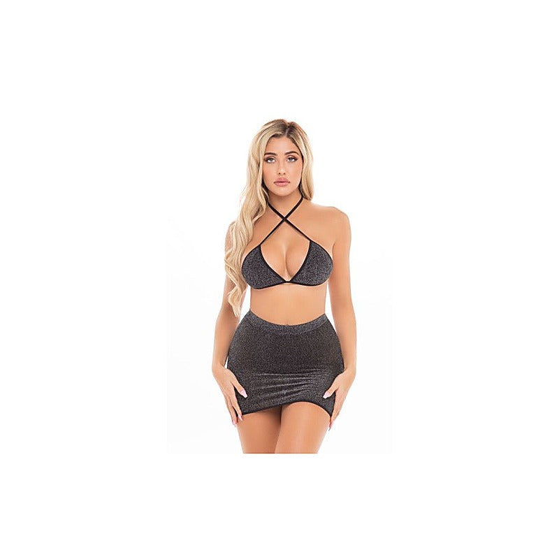 Cherry 2 Piece Womens Skirt Set By Pink Lipstick - Skirts And Club Wear