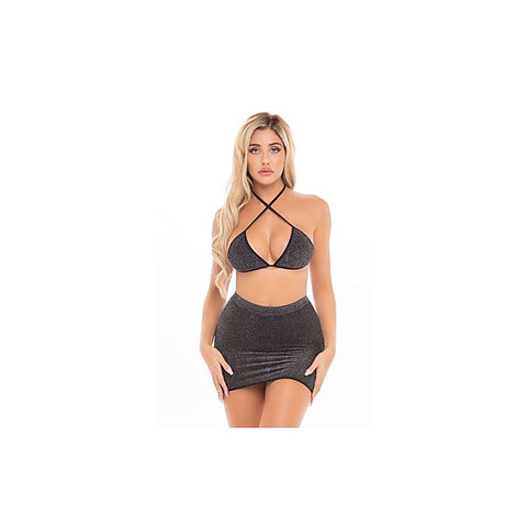 Cherry 2 Piece Womens Skirt Set By Pink Lipstick - Skirts And Club Wear