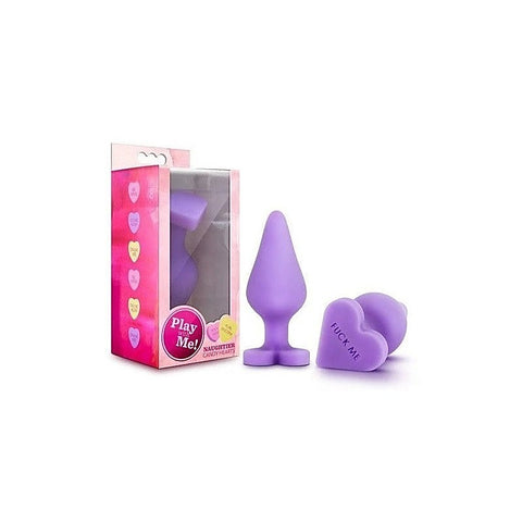 Play With Me Naughtier Candy Heart Plug By Blush Novelties - Butt Plugs