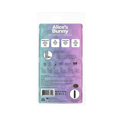 Powerbullet Alice'S Bunny Rechargeable Bullet By Bms Factory - Bullet Vibrators