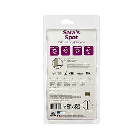 Power Bullet Sara’s Spot 10 Functions G-Spot Vibrator - G-Spot Vibrators