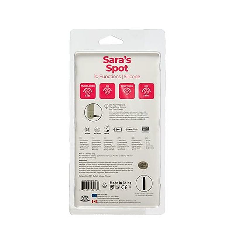 Power Bullet Sara’s Spot 10 Functions G-Spot Vibrator - G-Spot Vibrators