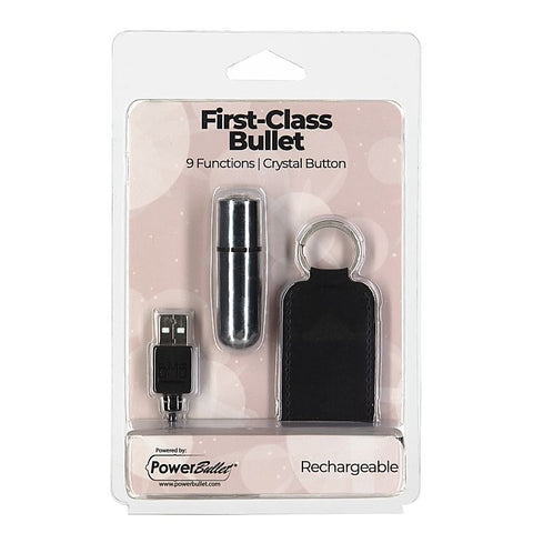 Power Bullet First Class 6 Cm Rechargeable Bullet - Bullet Vibrators