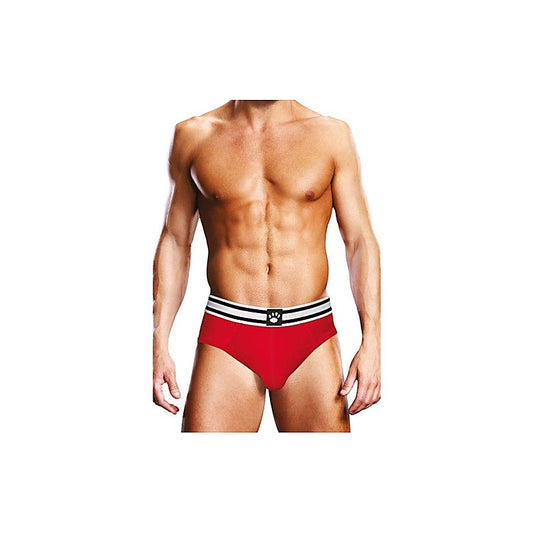 Prowler Open Back Sexy Mens Brief Red/White