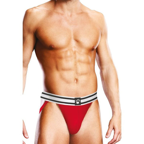 White Red Mens Jock Strap Underwear by Prowler - Jocks and G-Strings