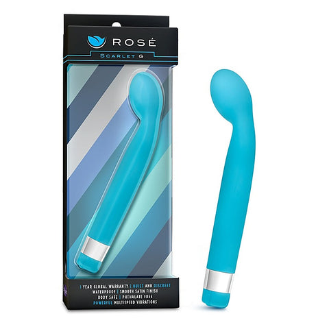 Rose Scarlet G 8.5 Inch G-Spot Vibrator By Blush Novelties - G-Spot Vibrators