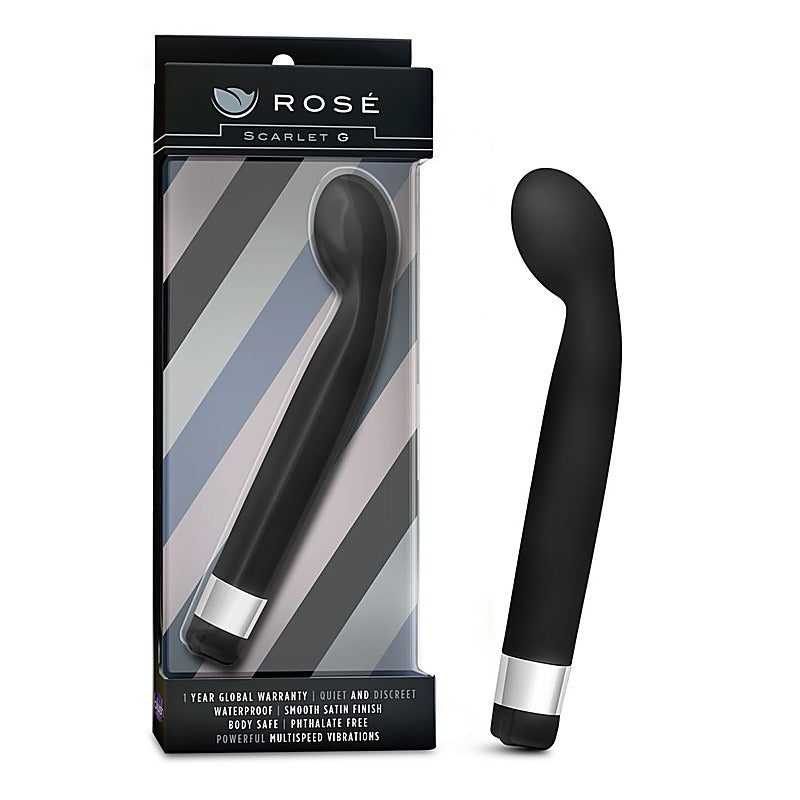 Rose Scarlet G 8.5 Inch G-Spot Vibrator By Blush Novelties - G-Spot Vibrators