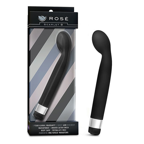 Rose Scarlet G 8.5 Inch G-Spot Vibrator By Blush Novelties - G-Spot Vibrators