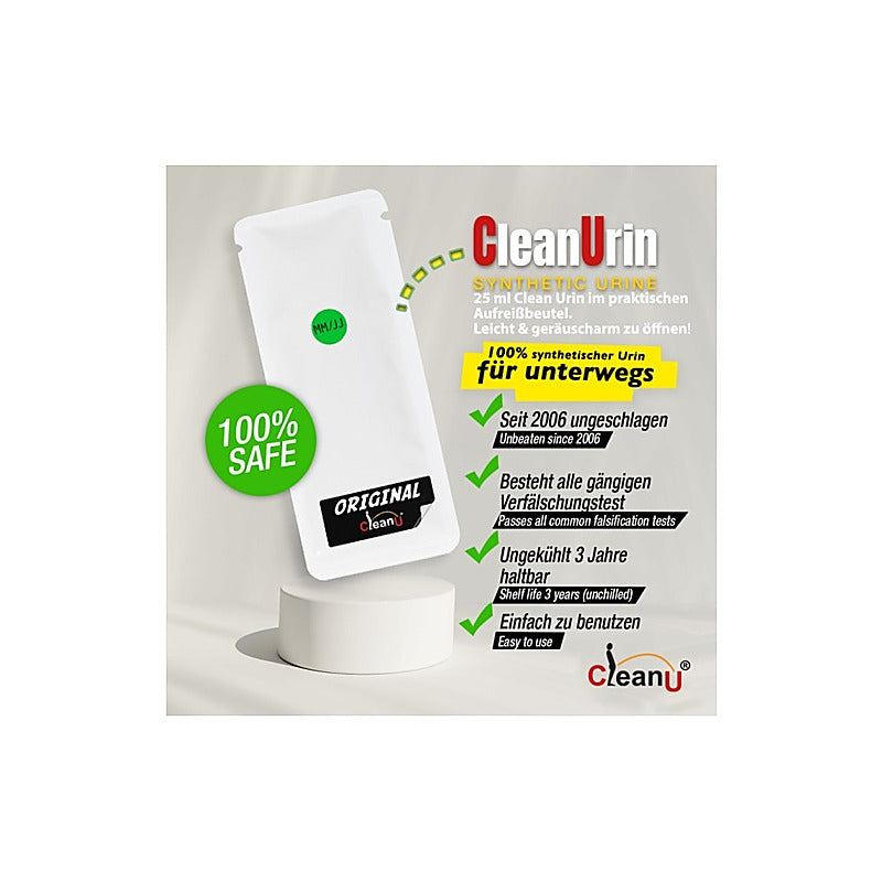 Screeny Weeny CleanUrin Sachet 25ml - Dental and Clinical