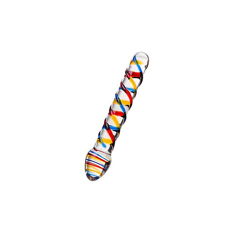 Sexus Tropicana Glass Dildo 19.5cm - Glass Sex Toys