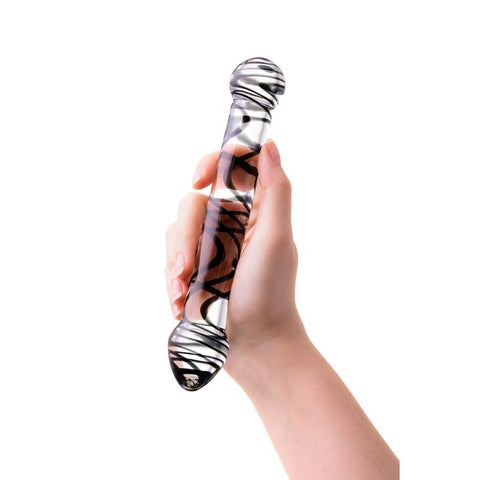 Sexus Glass Dildo Duo Swirl by ToyFa - Glass Sex Toys