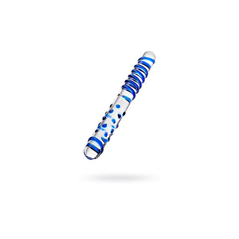 Sexus Glass Duo Dual Ended Glass Dong 22cm - Glass Sex Toys