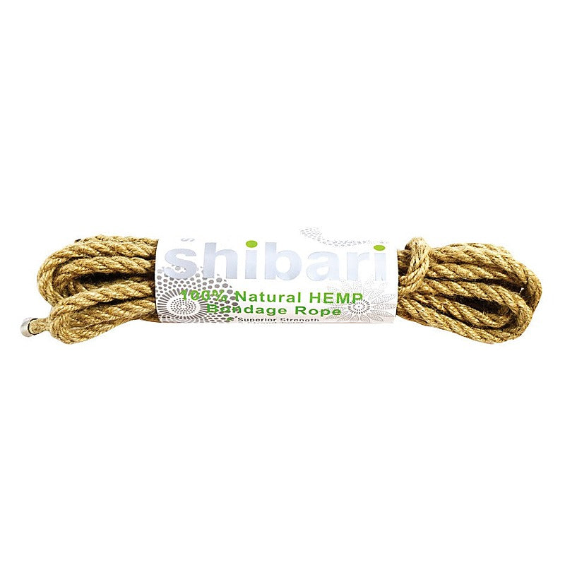 Shibari Rope 100% Natural Hemp Bondage Rope 5m - Cuffs And Restraints
