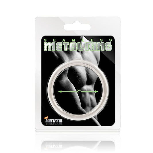 SI Novelties Seamless Metal Mens Cock Rings