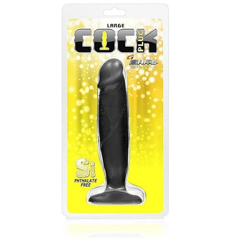 SI Novelties Large Size Realistic Cock Plug Black