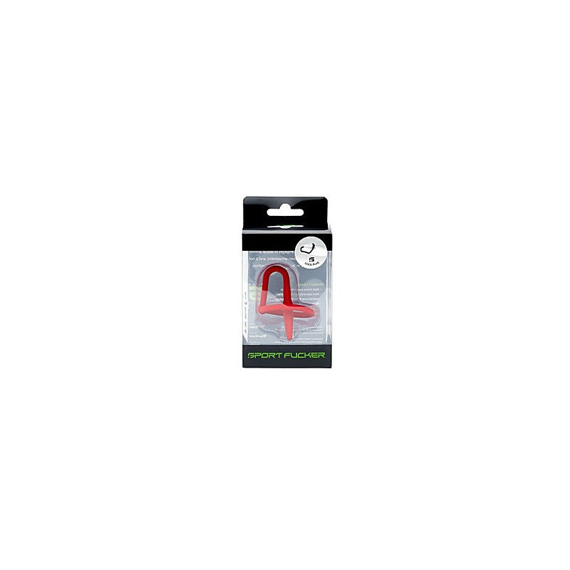 Sport Fucker Silicone Cock Plug Red - Penis Plugs