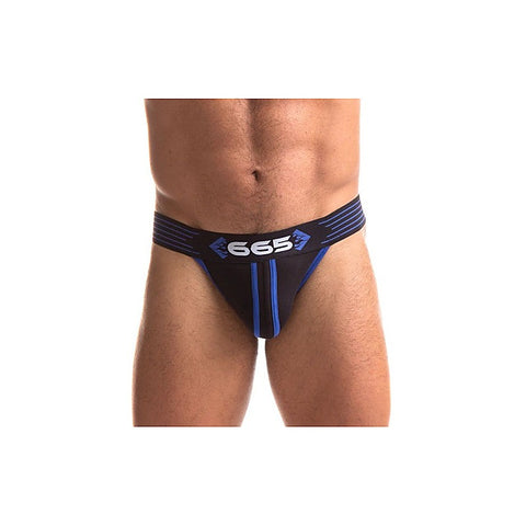 Sport Fucker Rally Mens Jock Strap Blue and Black