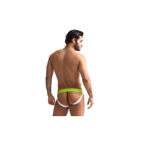 Sport Fucker Jersey Sexy Mens Jock Strap Green and White