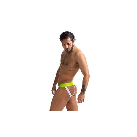 Sport Fucker Jersey Sexy Mens Jock Strap Green and White