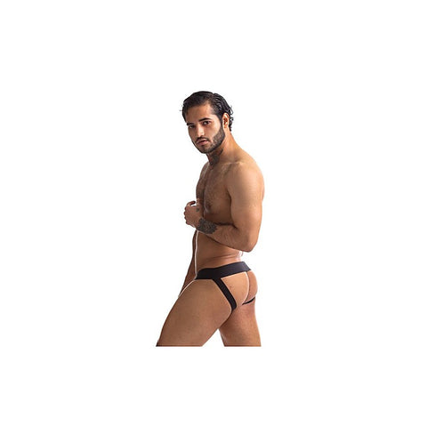 Sport Fucker Jersey Male Jock Strap Black and Green