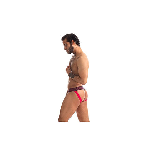 Sport Fucker Rally Mens Sexy Jock Strap Black and Red