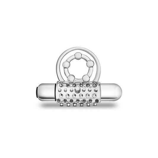 Stay Hard Super Clitifier Vibrating Cock Ring Clear - Vibrating Cock Rings