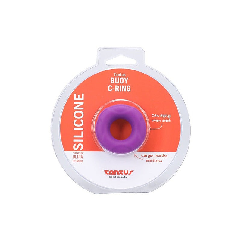 Buoy Soft & Stretchy Silicone Cock Ring By Tantus - Stretchy Cock Rings
