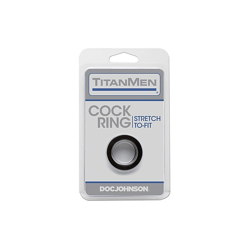 Titanmen Extra Thick Stretchy Cock Ring By Doc Johnson - Stretchy Cock Rings