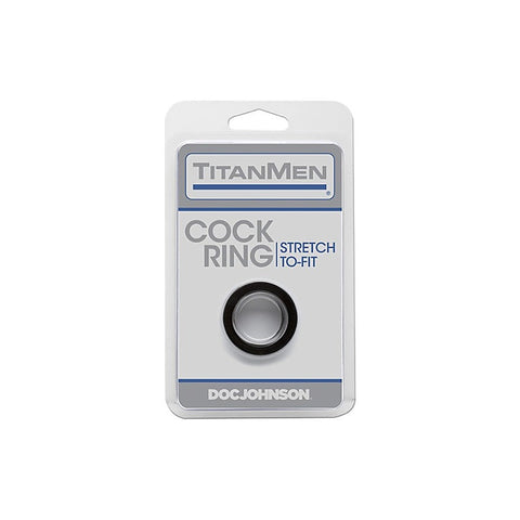 Titanmen Extra Thick Stretchy Cock Ring By Doc Johnson - Stretchy Cock Rings