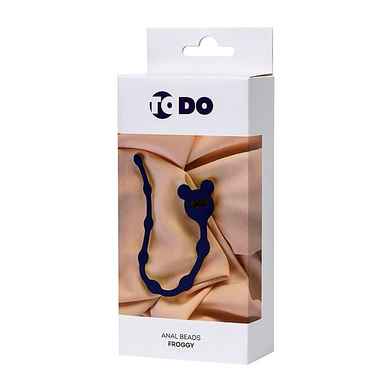 Froggy Beginners Silicone Anal Chain By Todo - Anal Beads and Balls