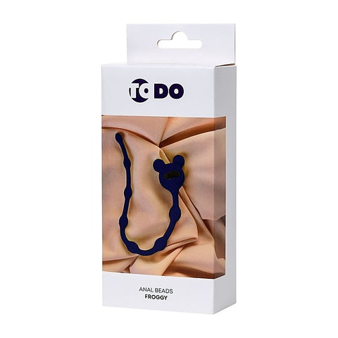 Froggy Beginners Silicone Anal Chain By Todo - Anal Beads and Balls