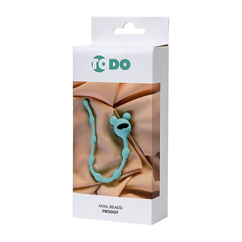 Froggy Beginners Silicone Anal Chain By Todo - Anal Beads and Balls